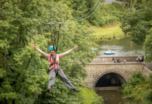 Ireland's longest zip wire in Castlecomer Discovery Park is over 300 meters long - YourDaysOut