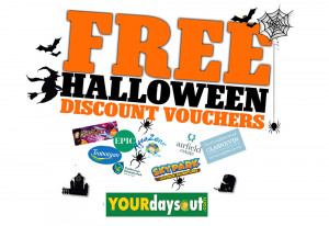 Save money on fun family days out during Halloween mid-term break with discount money saving coupons - YourDaysOut