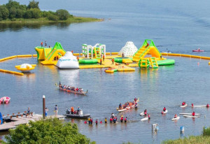 Baysports is Ireland’s biggest inflatable water park and is based right beside the Hodson Bay Hotel. - YourDaysOut