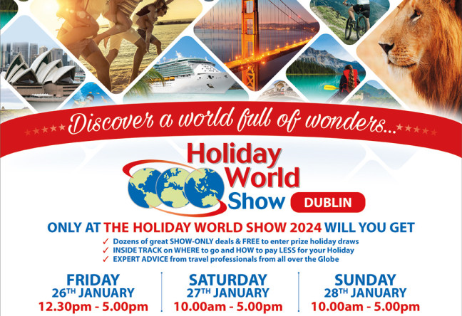 Things to do in County Dublin Dublin, Ireland - The Holiday World Show 2024 - YourDaysOut