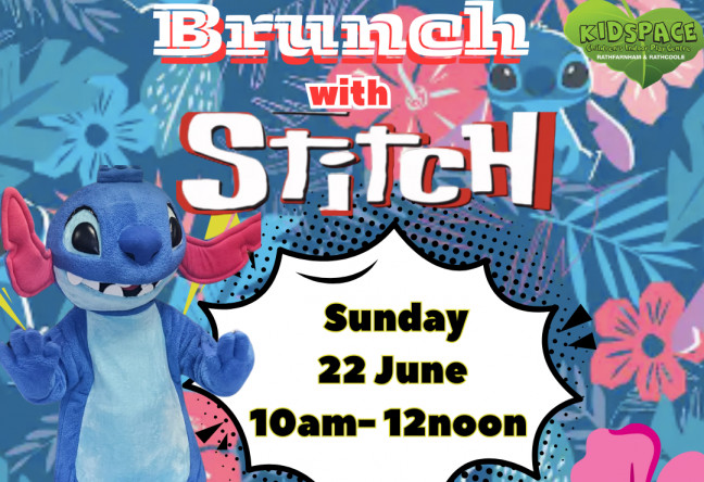 Things to do in County Dublin, Ireland - Brunch with Stitch | Kidspace Rathcoole - YourDaysOut