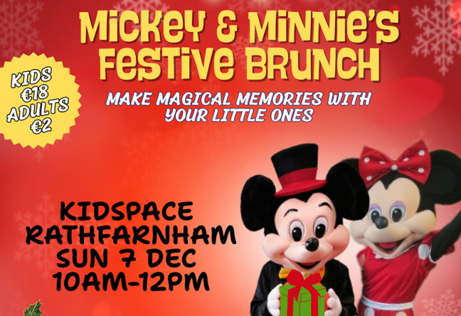 Things to do in County Dublin, Ireland - Festive Brunch with Mickey & Minnie - YourDaysOut